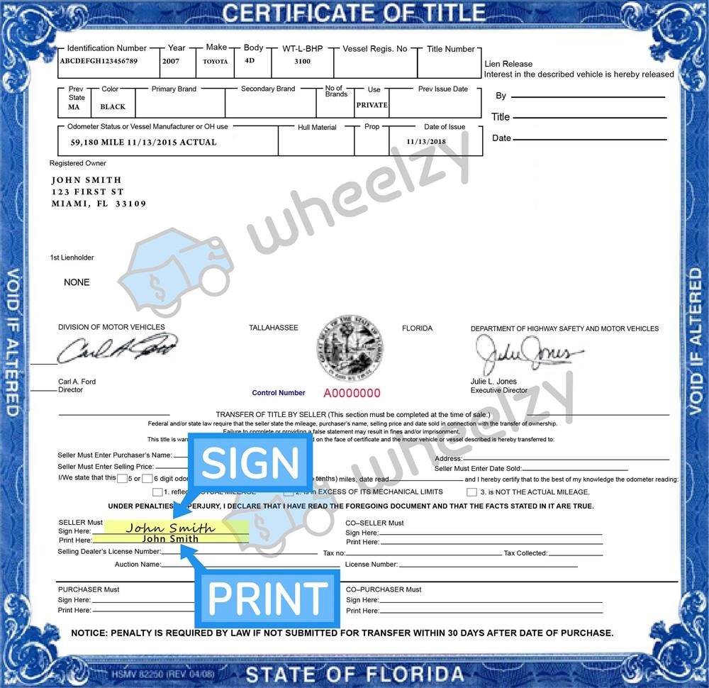 how-to-sign-your-car-title-in-florida-including-dmv-title-sample-picture