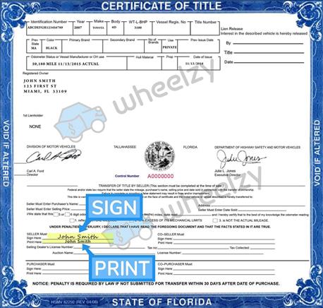 How to Sign Your Title in Fort Myers