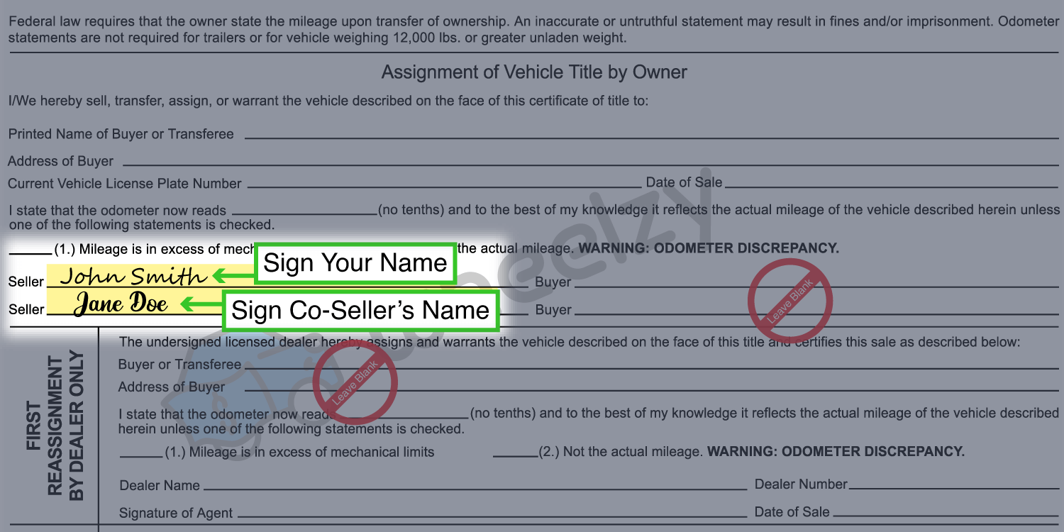 How to Sign Your Title in Alaska