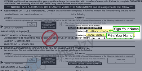 How to Sign Your Title in Huntsville (image)