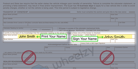 How to Sign Your Title in Arizona