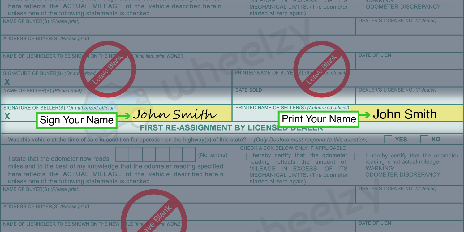 How to Sign Your Title in Connecticut (image)