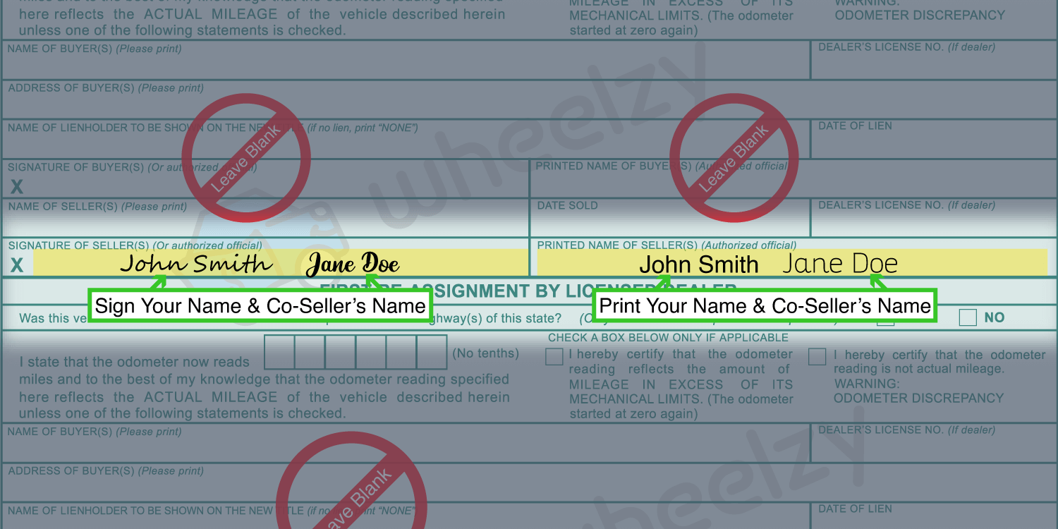 How to Sign Your Title in Connecticut (image)