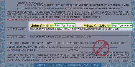 How to Sign Your Title in Hawaii (image)