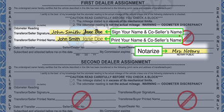 How to Sign Your Title in Newport (image)