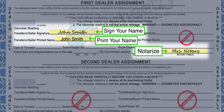 How to Sign Your Title in Newport (image)