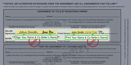 How to Sign Your Title in Greenville (image)