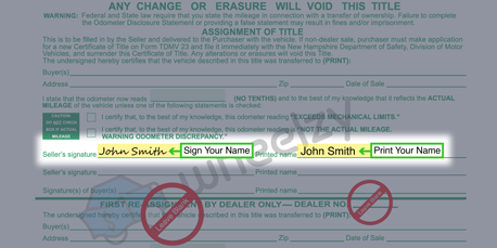 How to Sign Your Title in Dover (image)