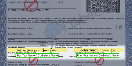 How to Sign Your Title in Fallon (image)