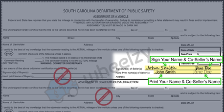 How to Sign Your Title in Greenwood (image)