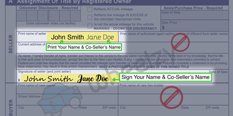 How to Sign Your Title in West Jordan (image)