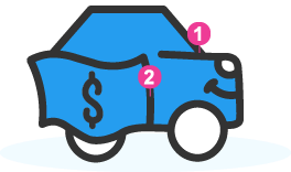 Where to find your VIN: bottom corner of the driver's side windshield (dashboard) and inside the driver's side door post (door jamb)